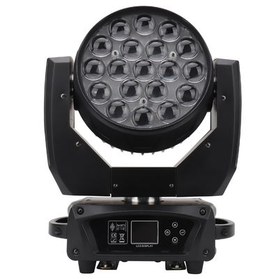 RGBW Moving Head Wash Light 19*15w Mechanical Focus LED Zoom Light
