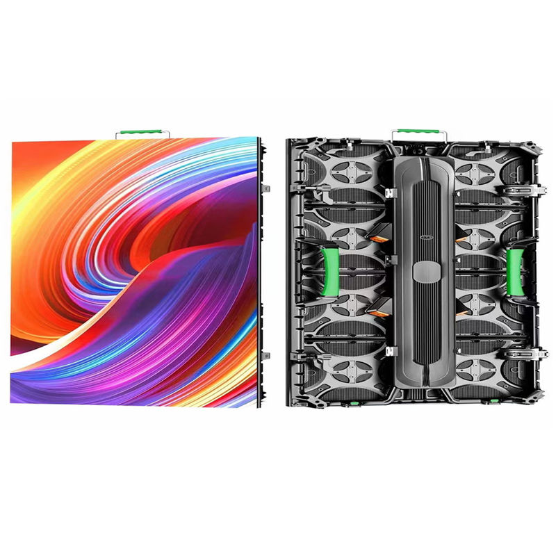 LED Screen Rental  Die Casting Aluminum Cabinet P2.976 Indoor 500*500 Front Fixing 3840hz Hard Link Hub Curve Lock